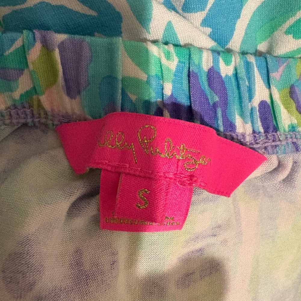 Lilly Pulitzer Strapless Keely Jumpsuit Multi Shell Of A Party Size Small - Picture 5 of 5